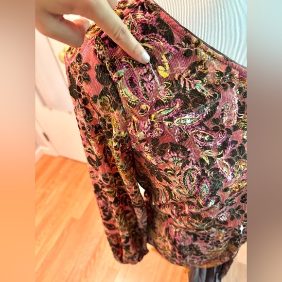 Hemant & Nandita Velvet Burnout Dress - Picture 8 of 10